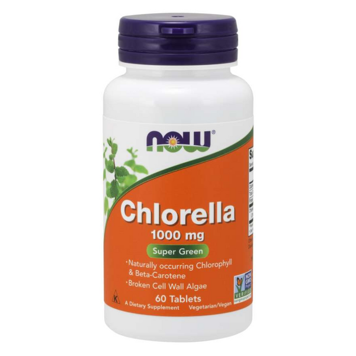 Chlorella Super Greens 1000mg 120 Tablets Now Foods