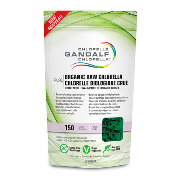 Organic Raw Chlorella 150g Gandalf