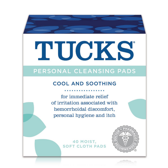 Tucks Cool and Soothing Personal Cleansing Pads 40 Pack