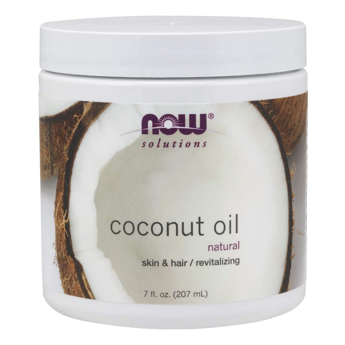 Natural Coconut Oil for Skin & Hair 207ml Now Foods
