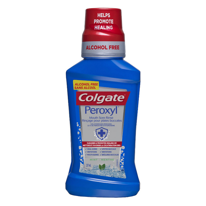 Colgate Peroxyl Mouth Sore Rinse Mint 237ml