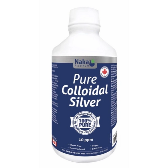 Pure Colloidal Silver 600ml Naka