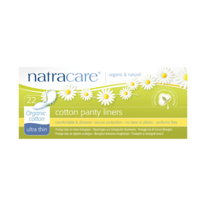 Natracare Ultra Thin Panty Liners 22 Count