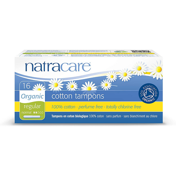 Natracare Organic Cotton Tampons Regular 16 Count