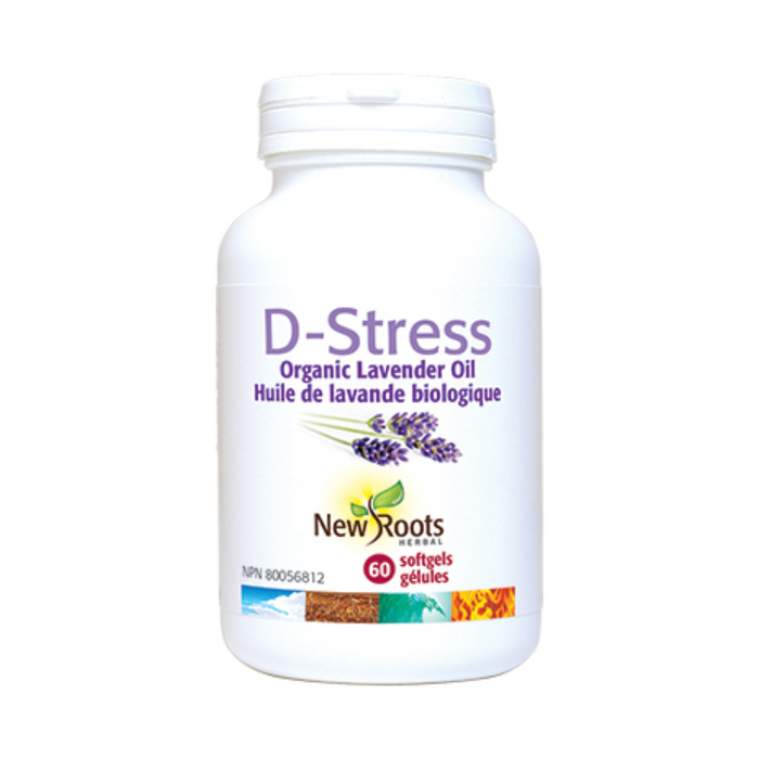 D-Stress Organic Lavender Oil Softgels