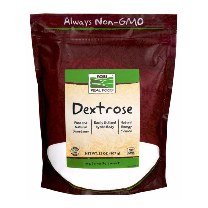 Dextrose Natural Sweetener 907g Now Foods