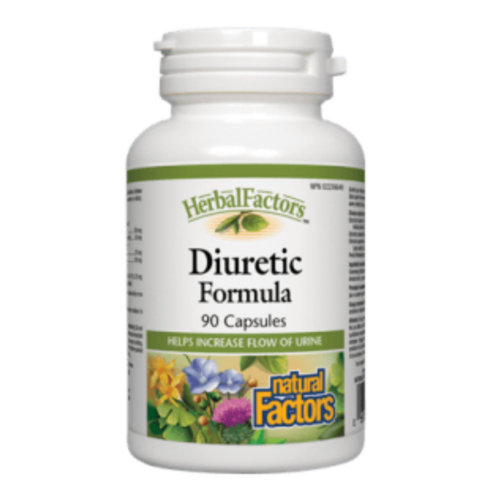 Herbal Factors Diuretic Formula 90 Capsules Natural Factors