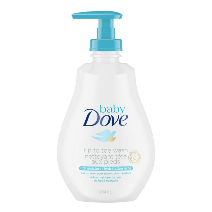 Dove Baby Tip to Toe Wash Rich Moisture 384ml