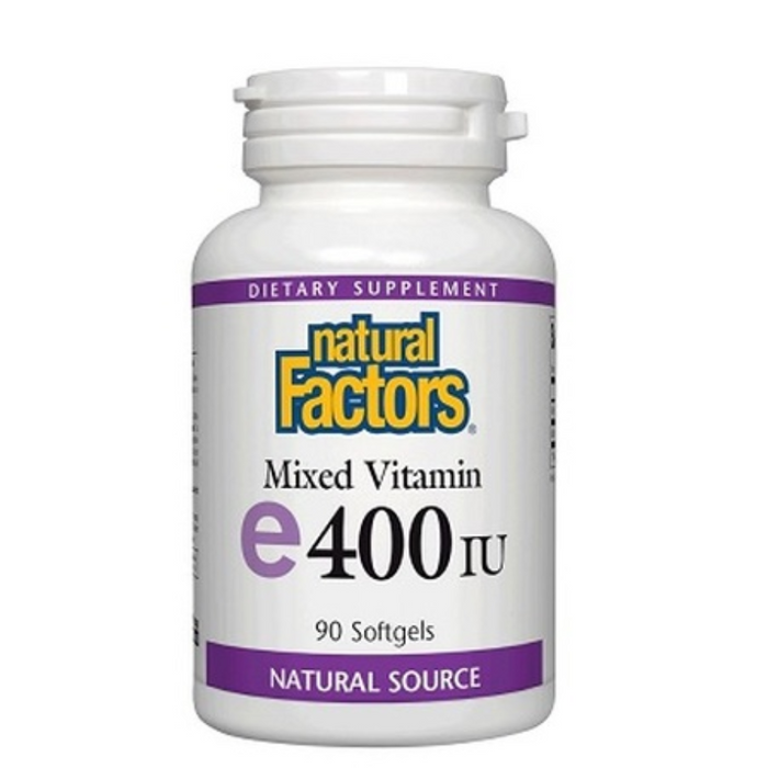 Vitamin E 400 IU 90 Softgels Natural Factors