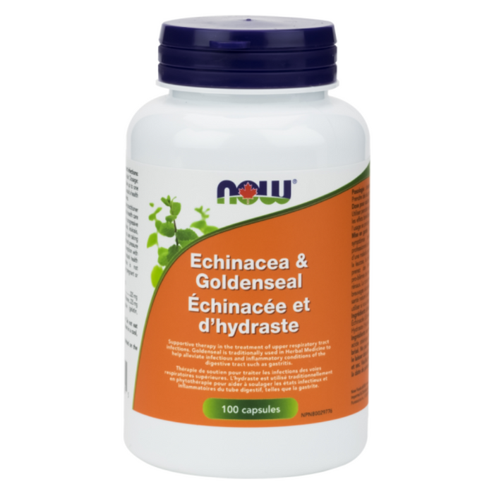 Echinacea & Goldenseal 100 Capsules Now Foods