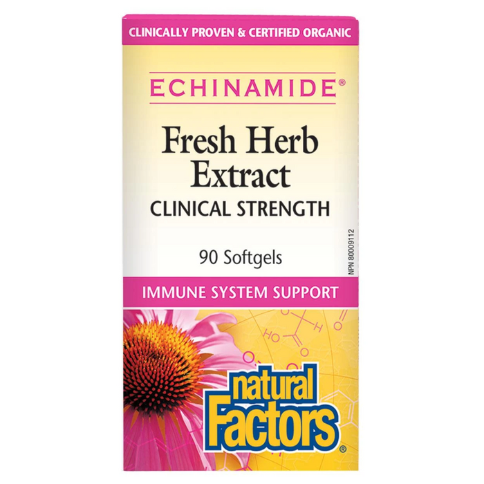 Echinamide Fresh Herb Extract 90 Softgels Natural Factors
