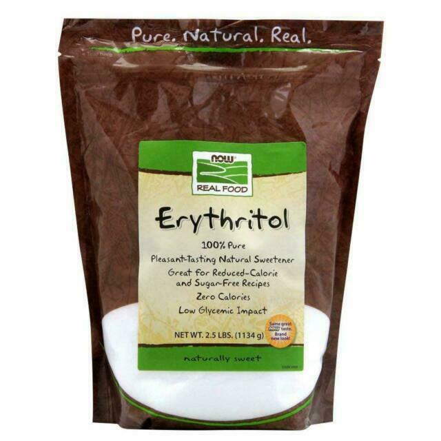 Erythritol Natural Sweetener 454g Now Foods