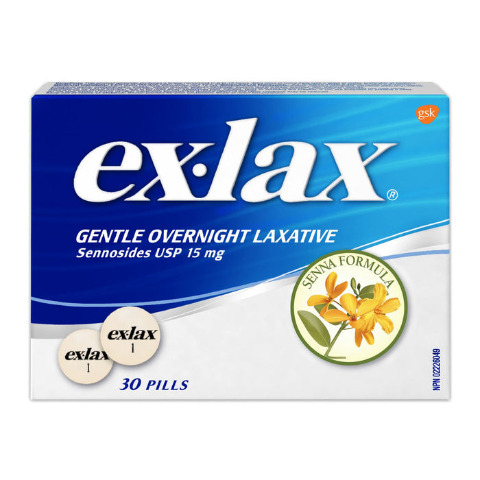 Ex-Lax Gentle Overnight Laxative 15mg Sennosides