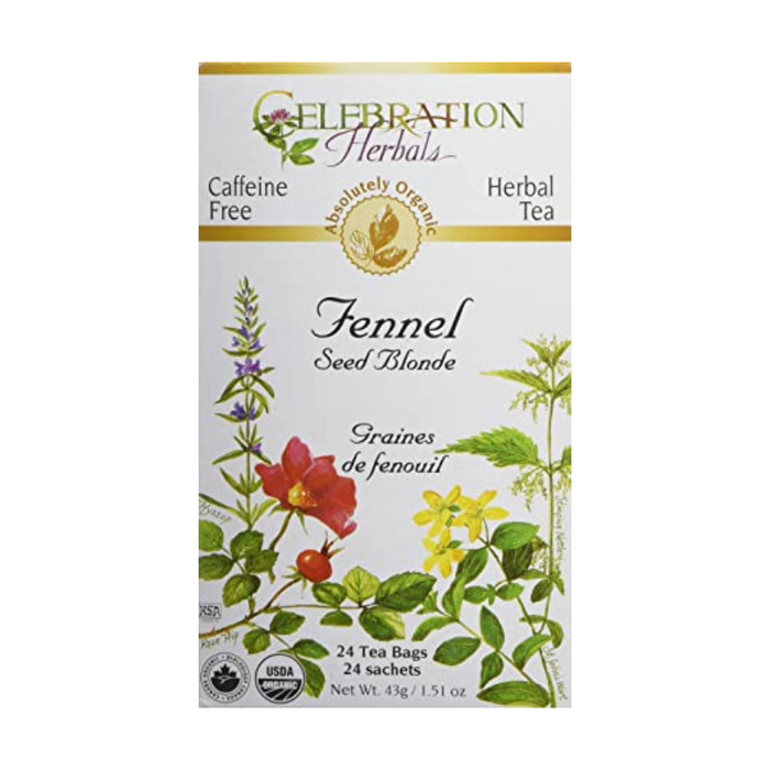Fennel Seed Blonde Herbal Tea 24 Tea Bags Celebration Herbals