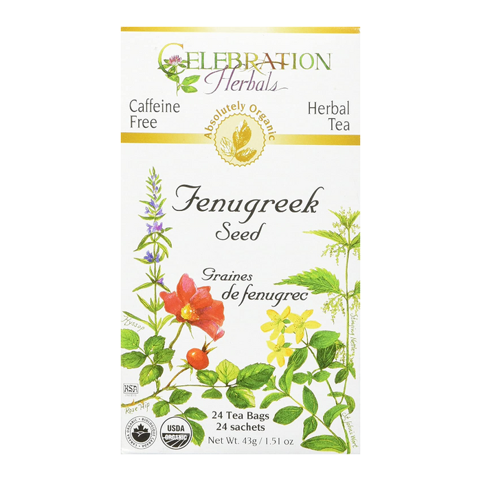 Fenugreek Seed Herbal Tea 24 Tea Bags Celebration Herbals