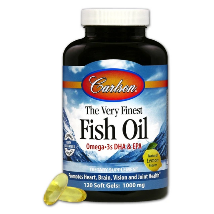 The Very Finest Fish Oil 120 Softgels Carlson