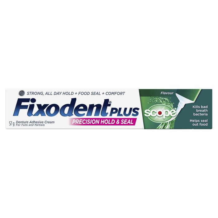 Fixodent Plus Denture Adhesive Cream Superior Hold Scope Flavour