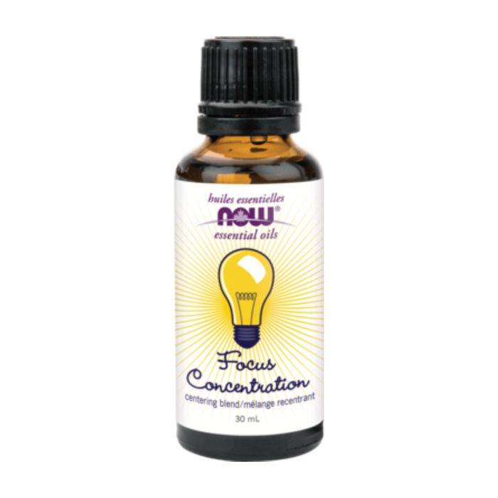 Focus Essential Oil Blend 30ml Now Foods