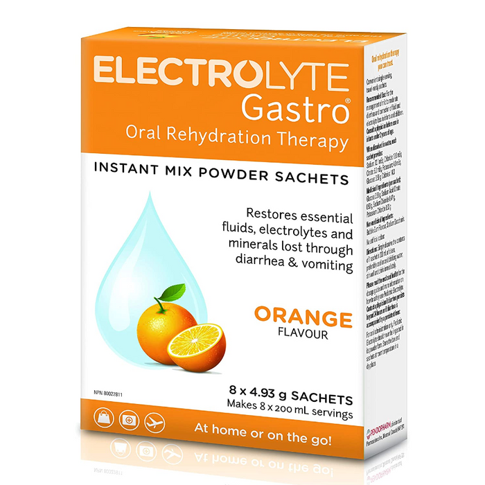 Electrolyte Gastro Oral Rehydration Therapy 8 Packets