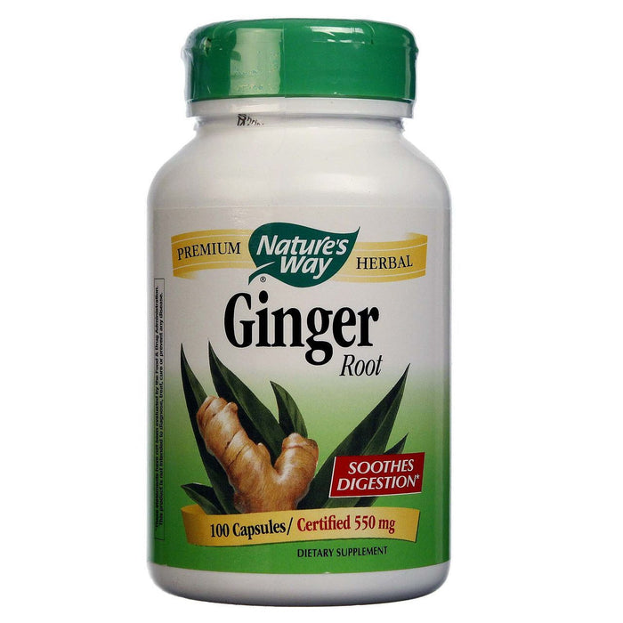 Ginger Root Extract 100 Capsules Nature's Way
