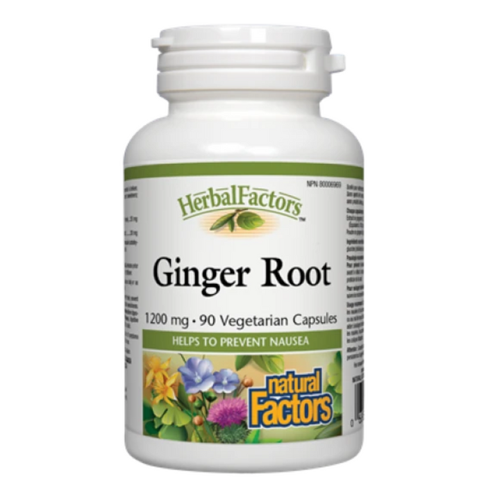 Ginger Root Extract 1200mg 90 Capsules Natural Factors