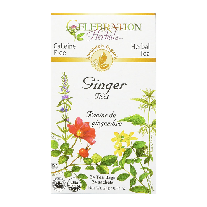 Ginger Root Herbal Tea 24 Tea Bags Celebration Herbals