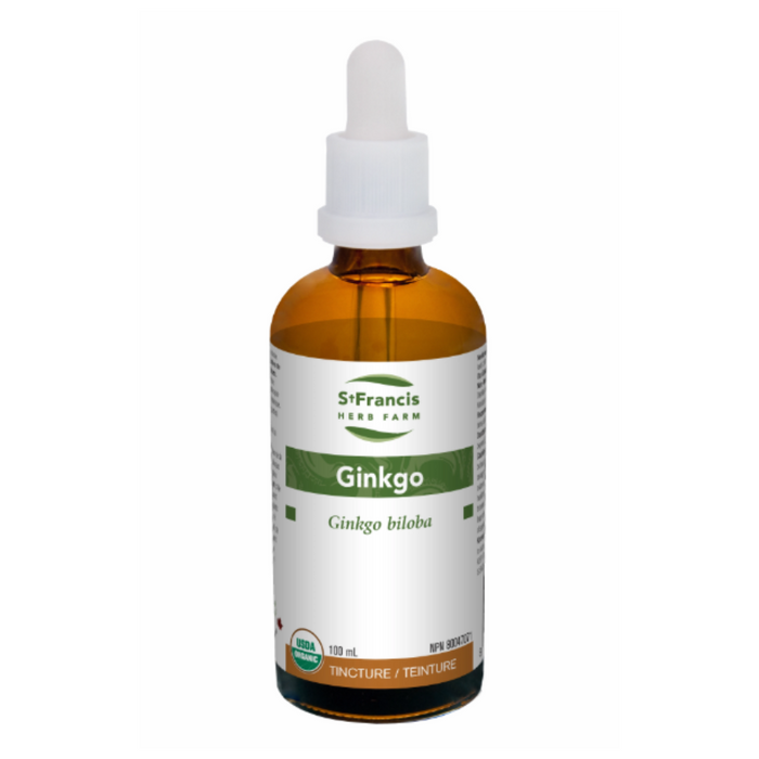 Ginkgo Biloba Tincture 100ml St. Francis Herb Farm