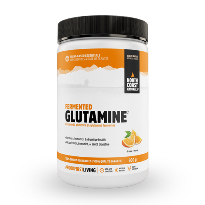 Fermented Glutamine 300g Orange Flavour North Coast Naturals
