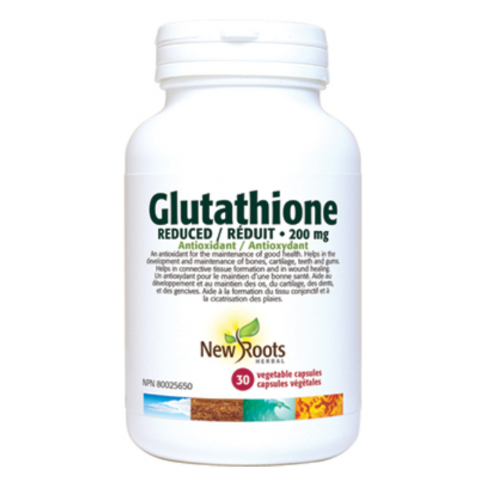 Glutathione Reduced 30 Capsules New Roots Herbal