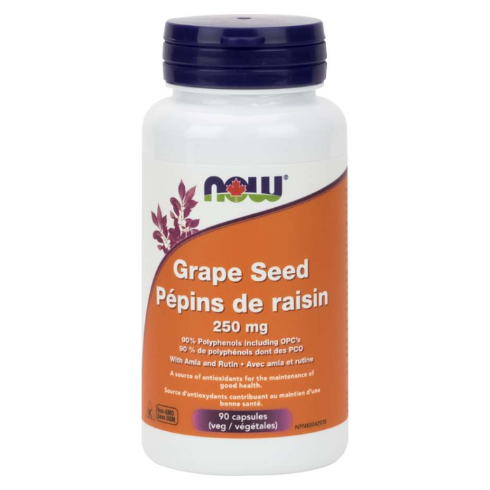 Grape Seed Extract 250mg 90 Capsules Now Foods