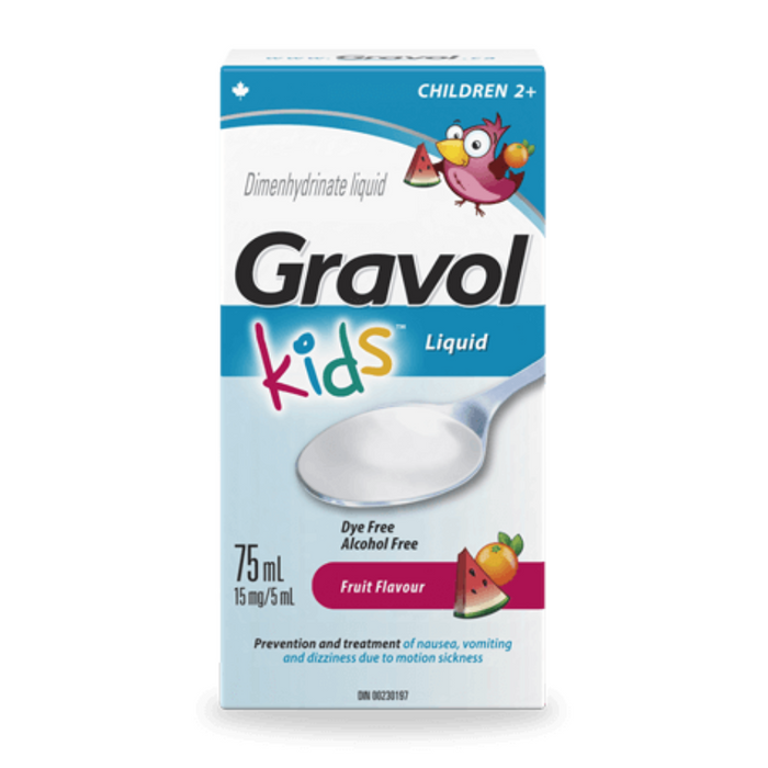 Gravol Kids 75ml Fruit Flavoured Liquid