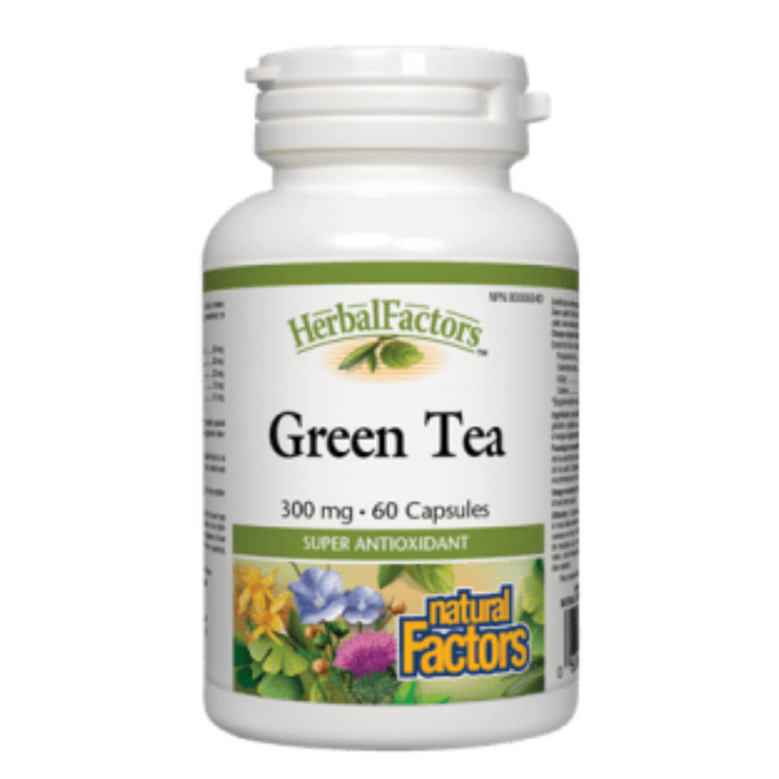 Herbal Factors Green Tea Extract 300mg 60 Capsules Natural Factors