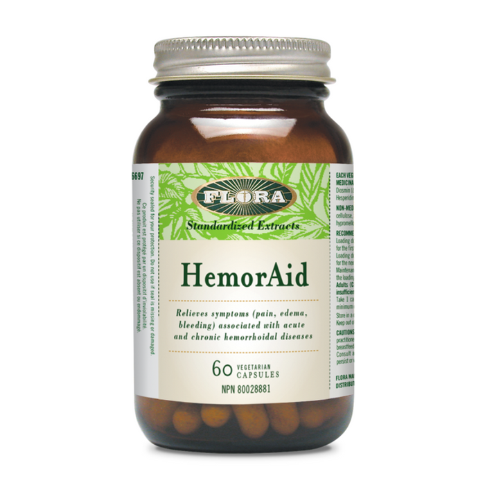 HemorAid Hemorrhoid Relief 60 Capsules Flora
