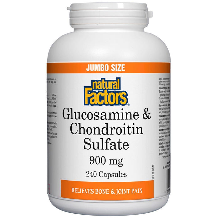 Natural Factors Glucosamine & Chondroitin 240 Capsules