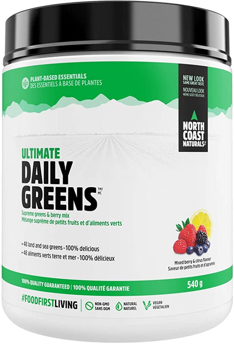 Ultimate Daily Greens 540g Mixed Berry and Citrus Flavour