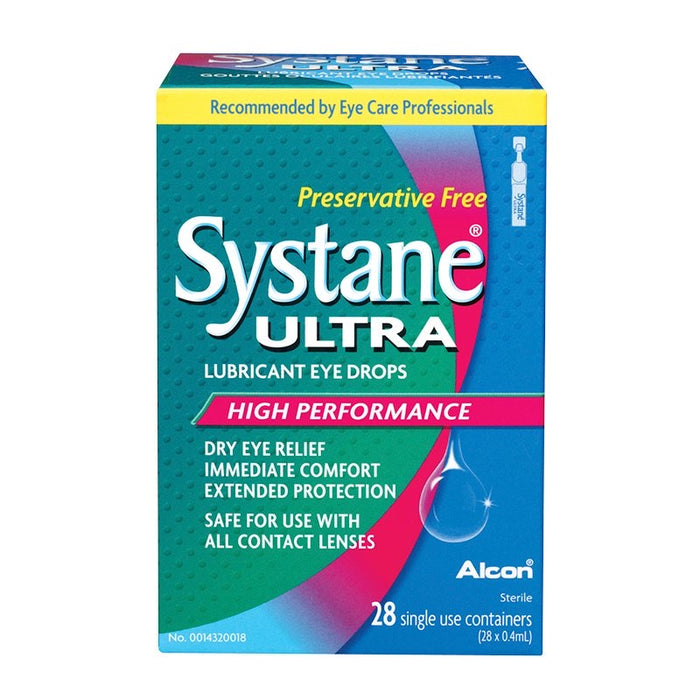 Systane Ultra Lubricant Eye Drops 28 Single Use Containers