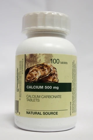 Natural Source Calcium 500mg 100 Caplets