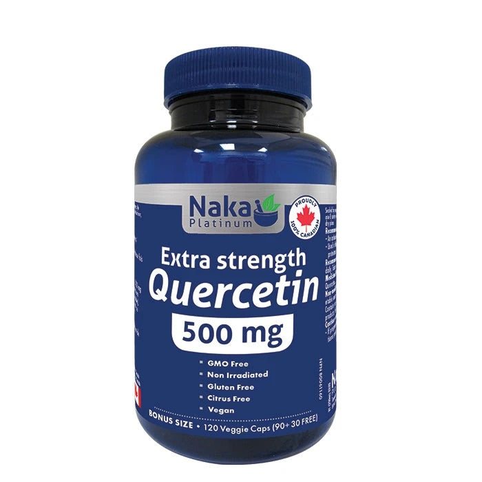 Naka Extra Strength Quercetin 500mg 120 Veggie Caps