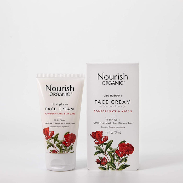 Nourish Organic Ultra Hydrating Face Cream Pomegranate & Argan