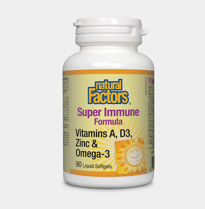 Natural Factors Super Immune Formula 90 Liquid Softgels