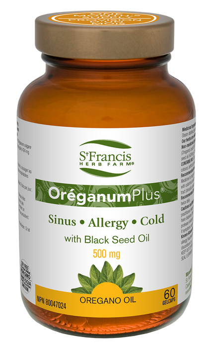 St. Francis Oreganum Plus 500mg 60 Gel Caps