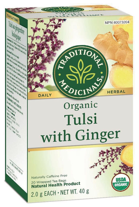 Organic Tulsi with Ginger Tea