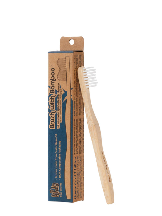 Brush with Bamboo Kids Toothbrush