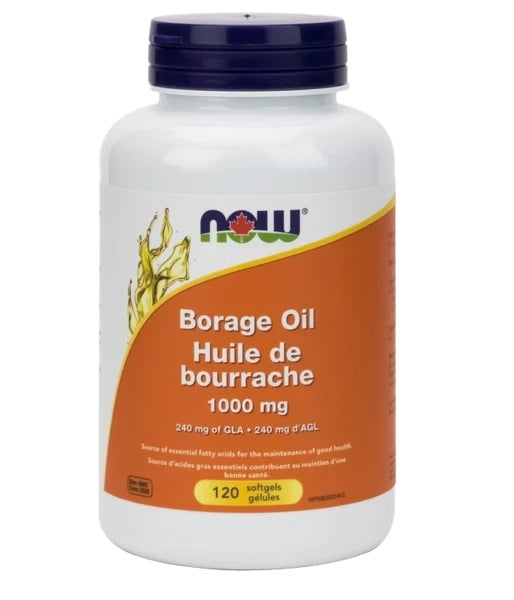 Now Borage Oil 1000mg 120 Softgels