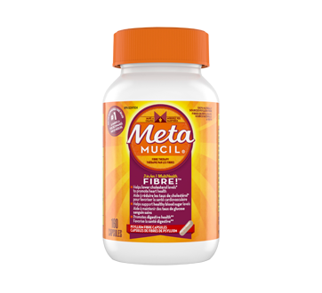 Metamucil Psyllium Fiber 100 Capsules