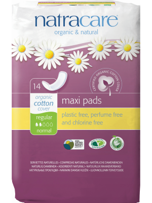 Natracare Maxi Pads (Regular) 14 Count