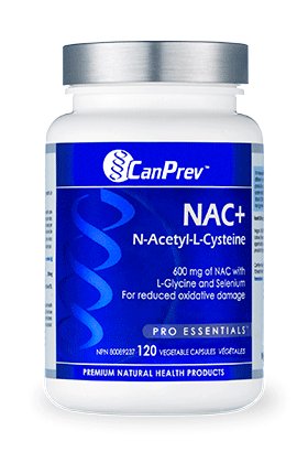 CanPrev NAC+ 600mg 120 Vegetable Capsules