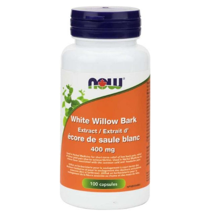 Now White Willow Bark Extract 400mg 100 Capsules