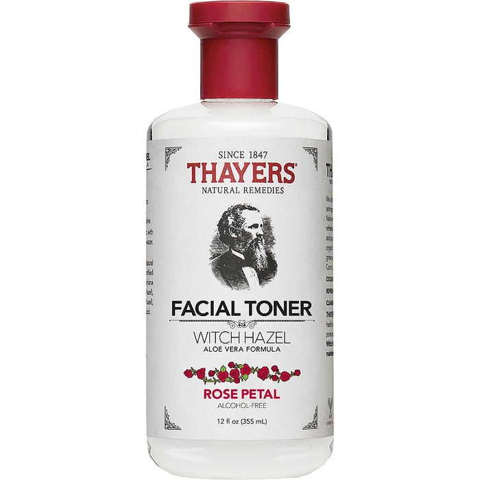 Witch Hazel Facial Toner with Aloe Vera (Alcohol Free) 355ml Thayers