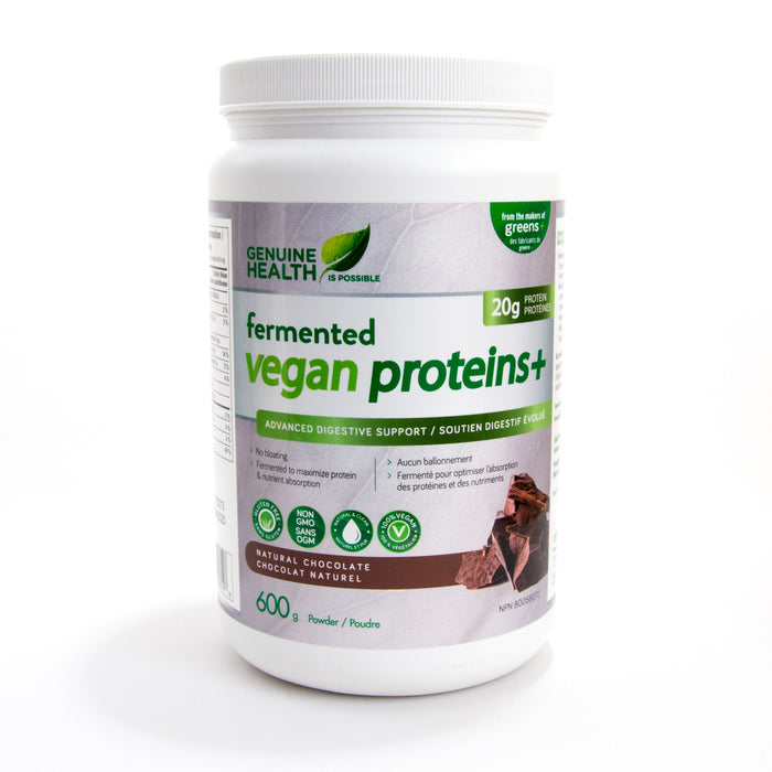Organic Fermented Vegan Proteins+ Unflavoured 600g Genuine Health